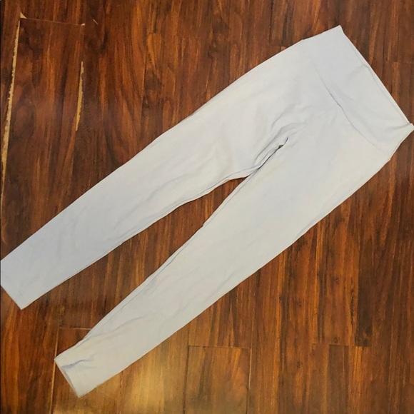 Light Gray High-Waisted Leggings - Picture 1 of 4